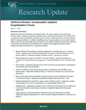 California Workers' Compensation Inpatient Hospitalization Trends (Research Update, published 05/18)