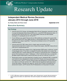 IMR Decisions - Jan. 2014 through June 2018 (Research Update Report, published 09/18)